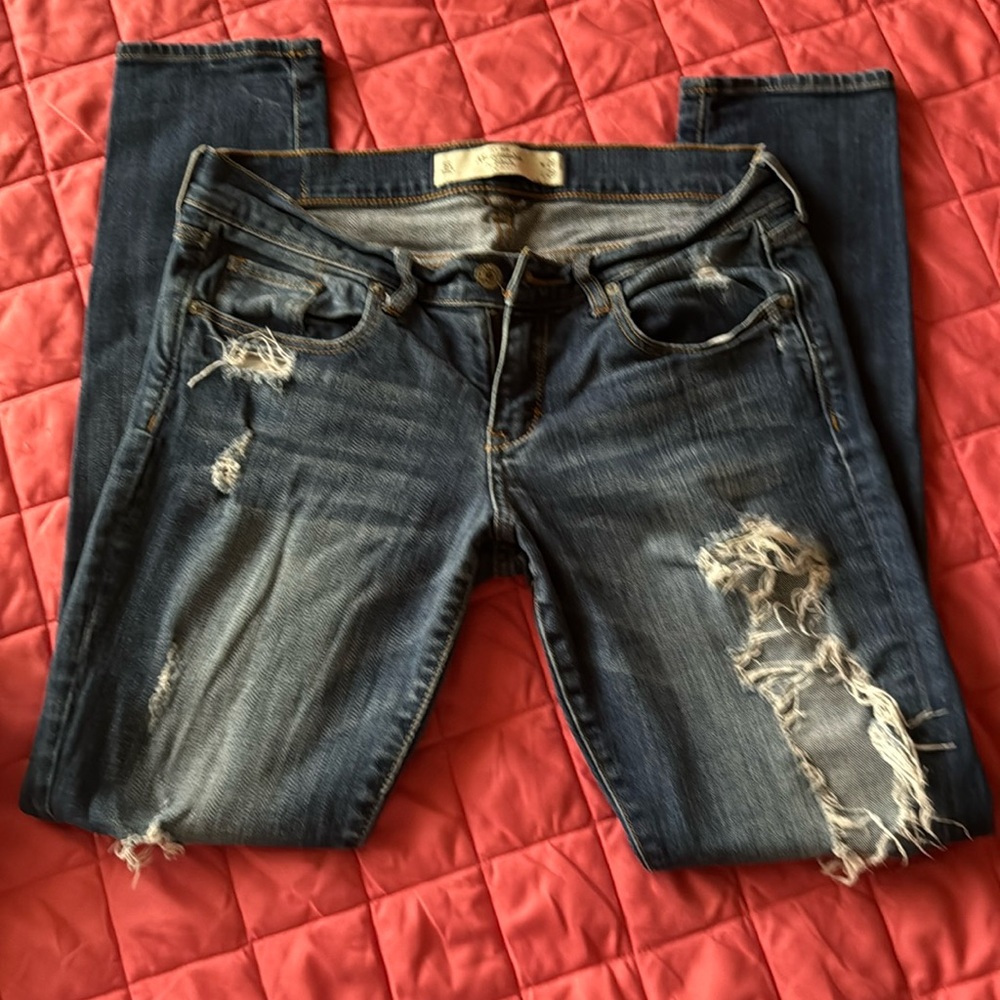 Abercrombie & Fitch denim Size 6 Deconstructed